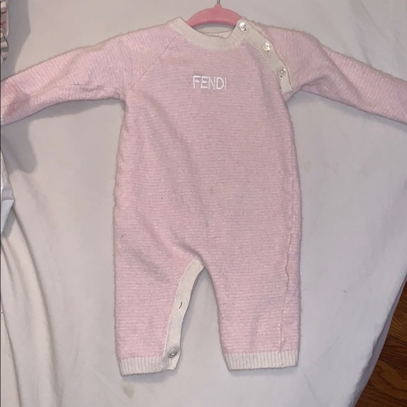 fendi onesie baby